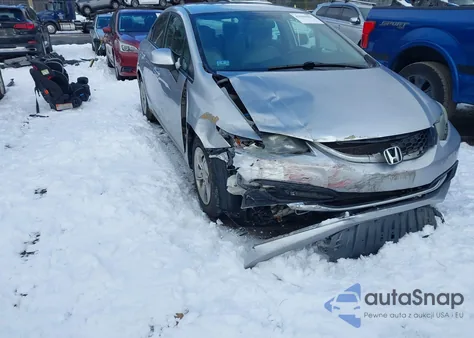 2013 Honda Civic Lx from USA, damaged, VIN 2HGFB2F5XDH545130